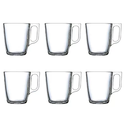 Luminarc Nuevo Caja 6 Mugs Vidrio 25cl Sodo Apto Microondas Apto Frigorífico Reciclable