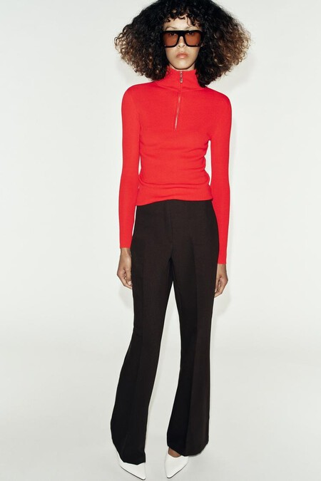 Zara Pantalon Negro