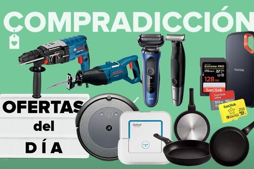 Ofertas del día y chollos en Amazon: herramientas Bosch, robots de limpieza Roomba, menaje WMF y San Ignacio o almacenamiento SanDisk a precios rebajados