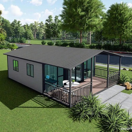 Casa prefabricada expandible de 20 pies y 40 pies, modular con 2-3 dormitorios, cocina y baño, casas plegables portátiles para sala de estar, oficina,...