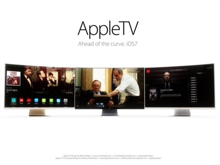¿Os gustaría un televisor de Apple con pantalla curva? Un usuario la imagina