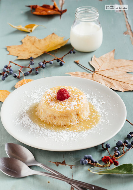 Flan de coco. Receta