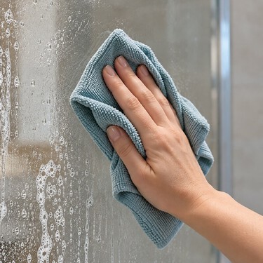 Los expertos en limpieza coinciden: para quitar la cal de la mampara de ducha hay que usar 120 ml de vinagre blanco, 60 ml de lavavajillas y 120 ml de agua  