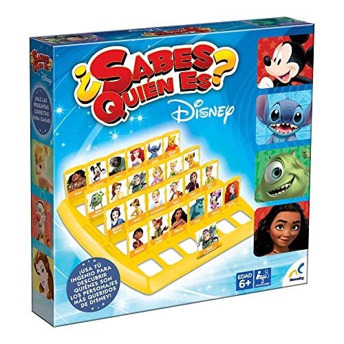 Novelty Corp - Juego de Mesa Infantil ¿Sabes Quién Es? Disney
