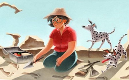 El Doodle de Google celebra hoy el nacimiento de Mary Leakey, la versión femenina y real de Indiana Jones