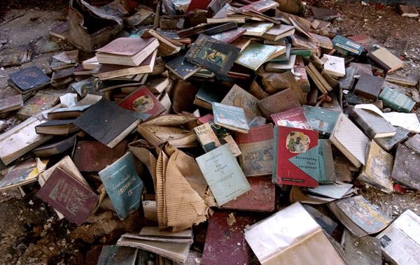 pila de libros