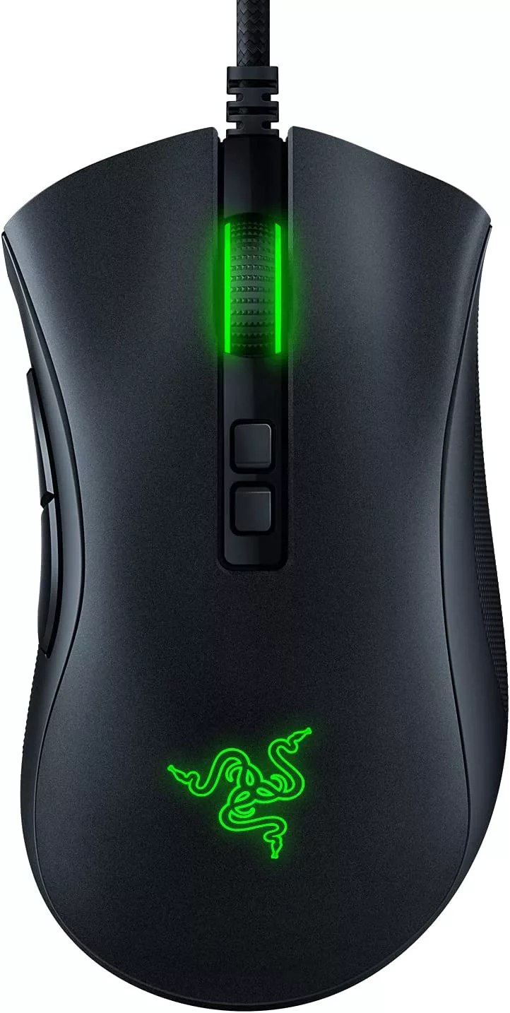 Razer DeathAdder V2 - Ratón Gaming con cable y comodidad ergonómica para PC / Mac (interruptores ópticos, sensor óptico Focus+ 20K, cable Speedflex, memoria integrada) Negro Razer DeathAdder V2 - Ratón Gaming con cable y comodidad ergonómica para PC / Mac (interruptores ópticos, sensor óptico Focus+ 20K, cable Speedflex, memoria integrada) Negro