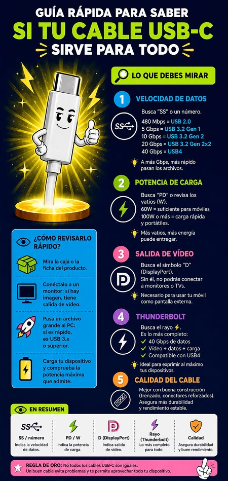 Infografía Usb C