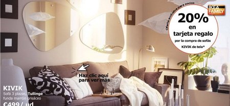 Sofás Kivik con un 20% de descuento en Ikea
