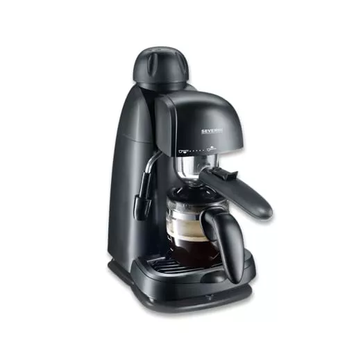 SEVERIN - Cafetera espresso a presión con espumador de leche
