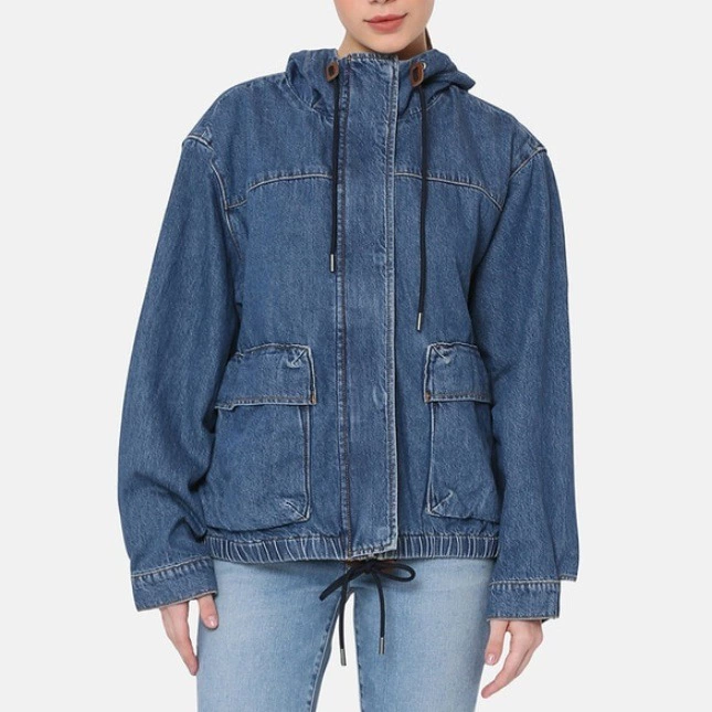 Levi's Chaqueta de mujer con capucha ajustable