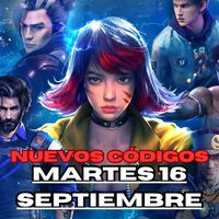 Códigos Free Fire Max hoy Martes 16 de Septiembre con recompensas gratuitas