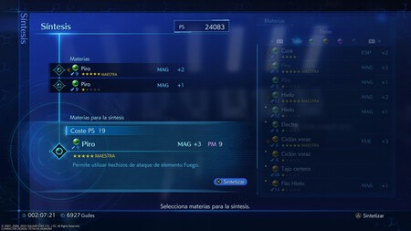 Crisis Core Final Fantasy Vii Reunion síntesis