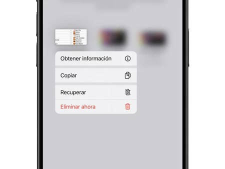 Dónde podemos encontrar la papelera de reciclaje en nuestro iPhone