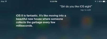 Siri ya está al corriente de iOS 8, pero se queja de no haber tenido más protagonismo en la WWDC14