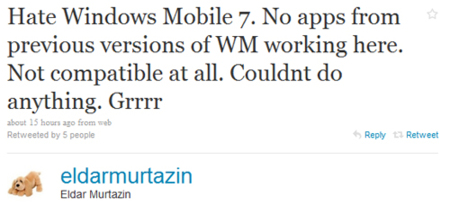 Windows Mobile 7, ¿incompatible con las aplicaciones existentes?