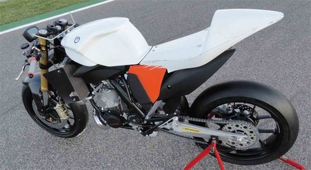 La KTM SX250 GP desnuda