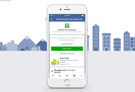 Así es cómo Facebook quiere que avises a familiares y amigos en caso de desastre natural