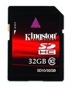 Kingston lanza su nueva SDHC clase 10 de hasta 32 GB