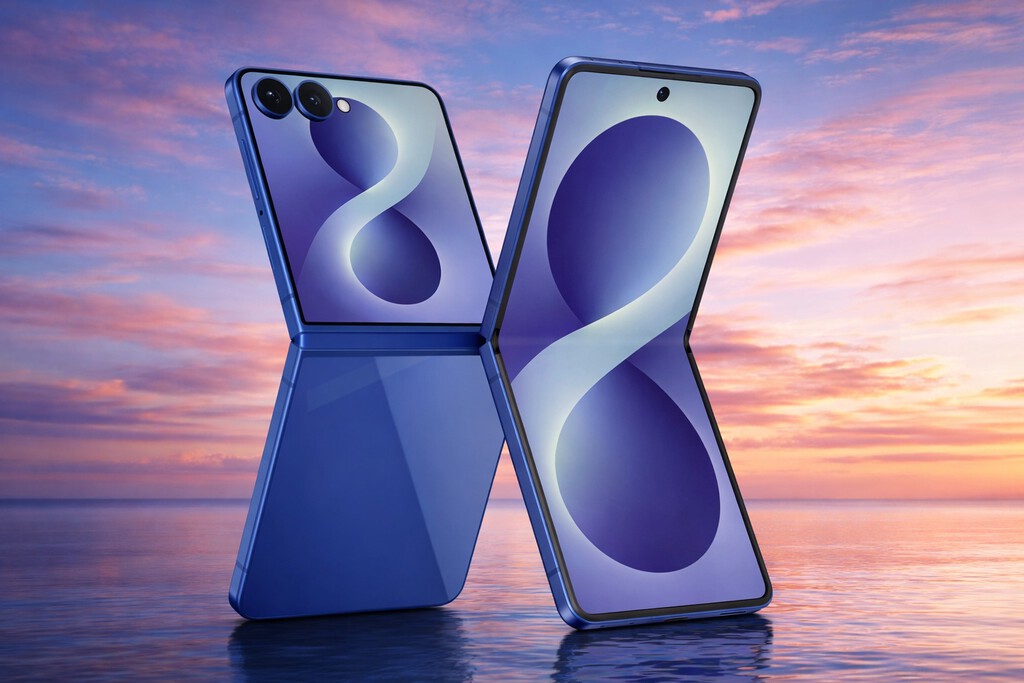 El Galaxy Z Flip8 filtrado en renders: Samsung vuelve a ajustar su plegable de bolsillo con cambios visibles