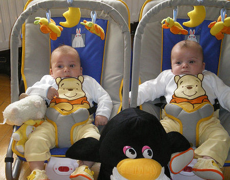 La foto de tu bebé: los gemelitos David y Adrián