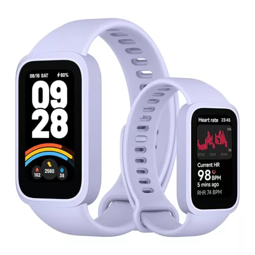 XIAOMI Smart Band 9 Active, pulsera inteligente, Morado