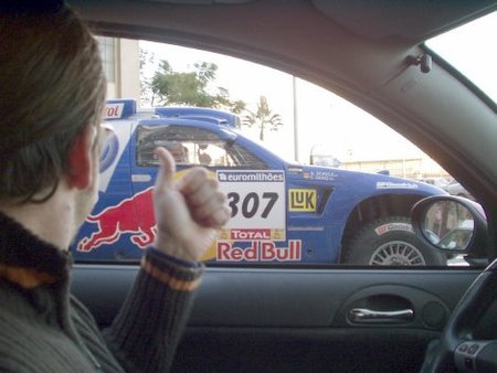 El Dakar tenía que pasar por Málaga, hoy día de Reyes