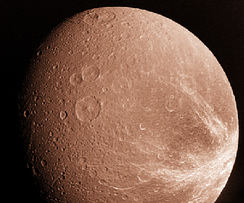 Geología lunar... en Saturno