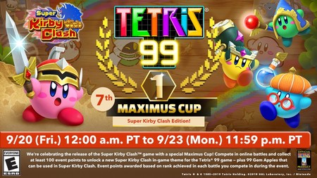 Tetris 99 dedicará su nuevo evento temporal a Super Kirby Clash para obtener un tema especial