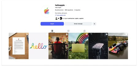 Cuenta Instagram Apple
