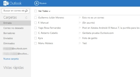 Algunos usuarios de Outlook.com pierden correos al activar la nueva interfaz