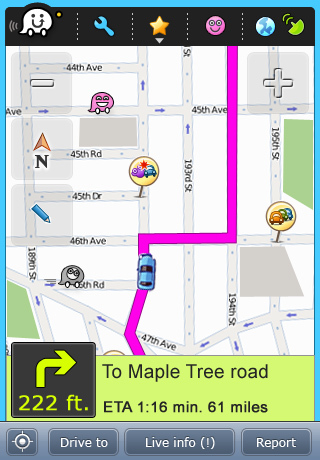 Waze, un navegador GPS con datos creados por los usuarios