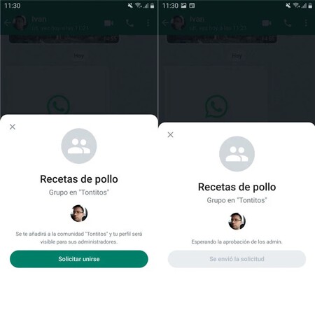 Solicitud Unirse Grupo