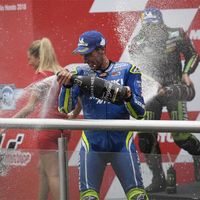 Álex Rins consigue su primer podio en MotoGP: "Ha sido una carrera muy dura"