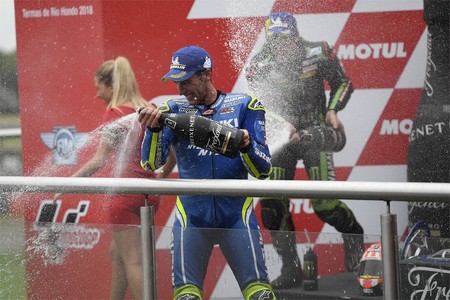 Álex Rins consigue su primer podio en MotoGP: "Ha sido una carrera muy dura"
