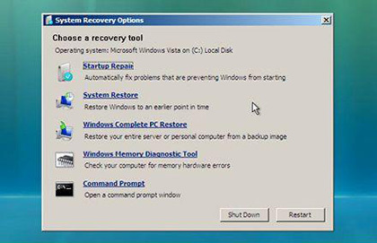 Vista Recovery Disc, tu salvación cuando Vista no funciona
