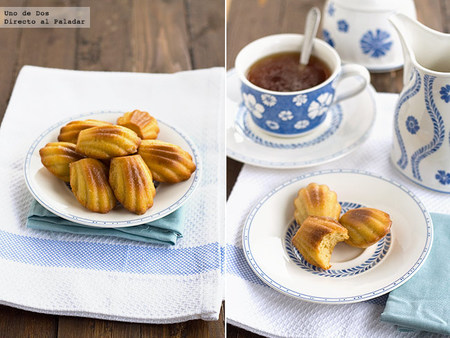Madeleines de naranja y cardamomo. Receta