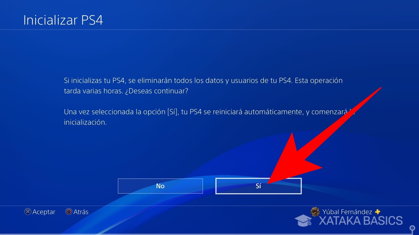 PS4 cómo formatearla y restablecerla a sus valores de fábrica