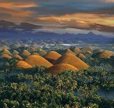Las colinas de chocolate de Filipinas