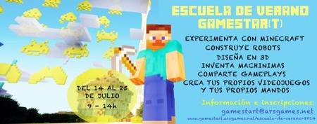 La escuela de verano de Gamestart para aprender a experimentar con Minecraft