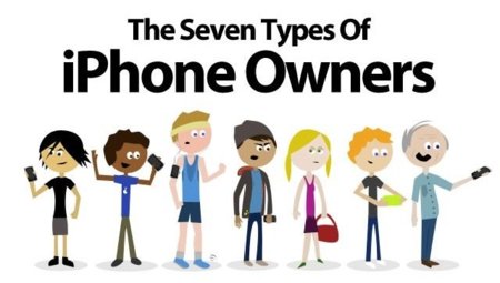 Imagen de la semana: los siete tipos de usuario de iPhone