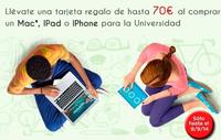 Apple vuelve con 'Back to School' y una tarjeta regalo de hasta 70 euros