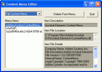 Context Menu Editor: menús a la carta
