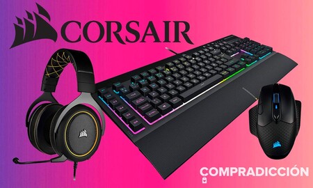 Ofertas en periféricos gaming Corsair: Amazon te deja más baratos estos ratones, teclados, auriculares y sets de iluminación LED