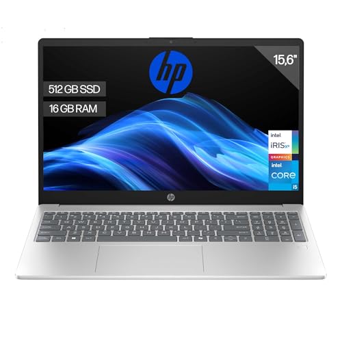 HP 15 - 15.6" FHD (Intel Core i5-1334U, 16GB RAM, 512GB SSD, Intel Iris Xe Graphics) 