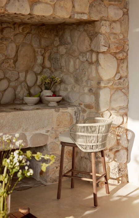 Taburete Alto De Jardin En Mader