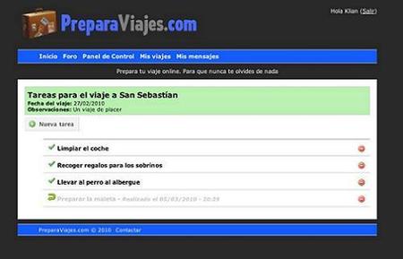 PreparaViajes.com, herramienta para no olvidar nada antes de viajar