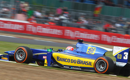 Felipe Nasr GP2 Silverstone 2014