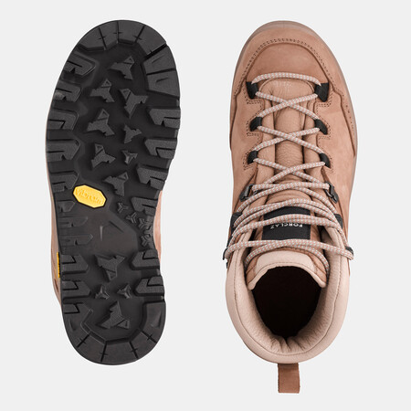 Botas Montana Y Trekking De Piel Impermeables Suela Vibram Mujer Forclaz Mt500 1