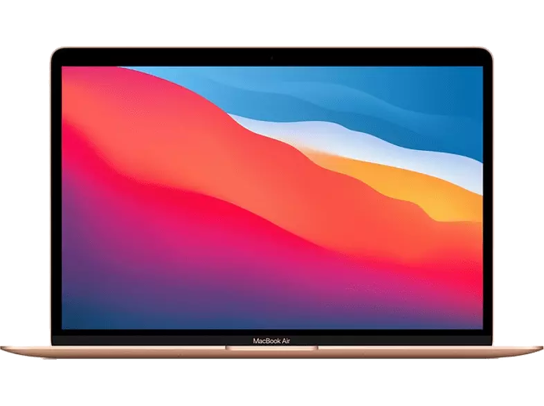 Apple MacBook Air (2020)、13.3 インチ Retina、Apple M1 チップ、8 GB、256 GB SSD、MacOS、Magic Keyboard Touch ID、ゴールド